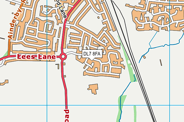DL7 8FA map - OS VectorMap District (Ordnance Survey)