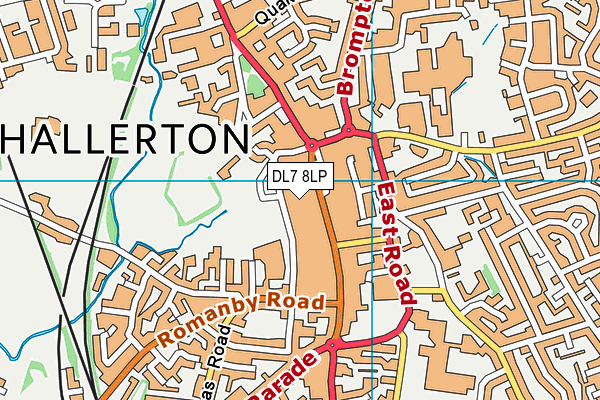 DL7 8LP map - OS VectorMap District (Ordnance Survey)