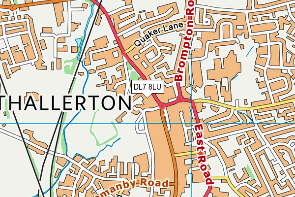 Map of ALLERTON FOOD PIZZERIA LIMITED at district scale