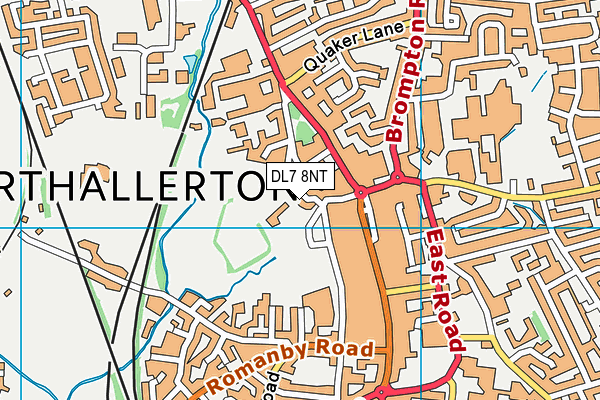 DL7 8NT map - OS VectorMap District (Ordnance Survey)