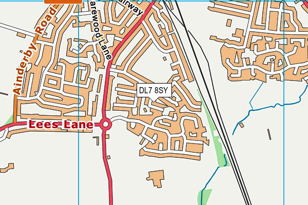 DL7 8SY map - OS VectorMap District (Ordnance Survey)