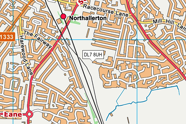 DL7 8UH map - OS VectorMap District (Ordnance Survey)