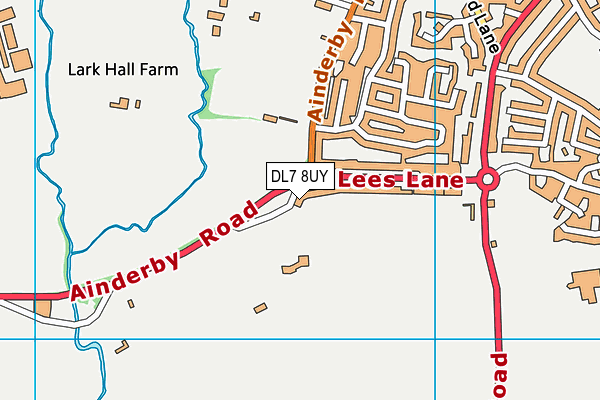DL7 8UY map - OS VectorMap District (Ordnance Survey)