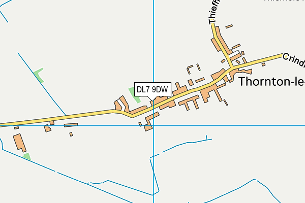 DL7 9DW map - OS VectorMap District (Ordnance Survey)