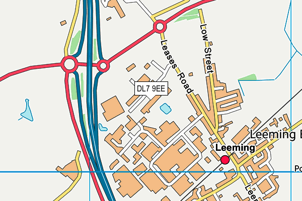 DL7 9EE map - OS VectorMap District (Ordnance Survey)