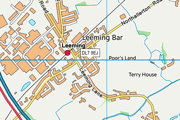 DL7 9EJ map - OS VectorMap District (Ordnance Survey)