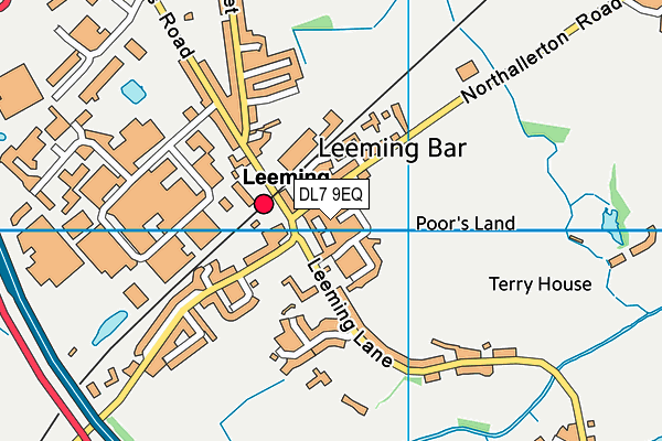 DL7 9EQ map - OS VectorMap District (Ordnance Survey)