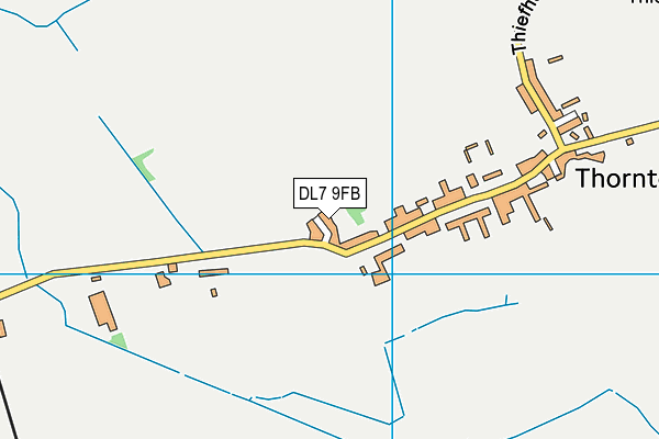 DL7 9FB map - OS VectorMap District (Ordnance Survey)