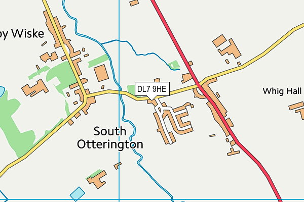DL7 9HE map - OS VectorMap District (Ordnance Survey)