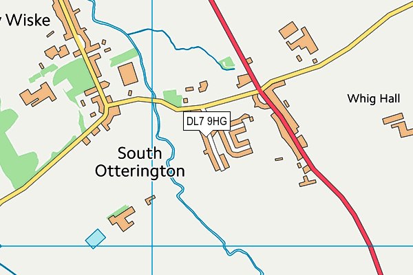 DL7 9HG map - OS VectorMap District (Ordnance Survey)