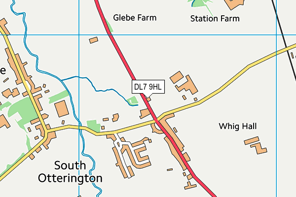 DL7 9HL map - OS VectorMap District (Ordnance Survey)