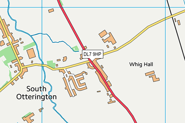 DL7 9HP map - OS VectorMap District (Ordnance Survey)