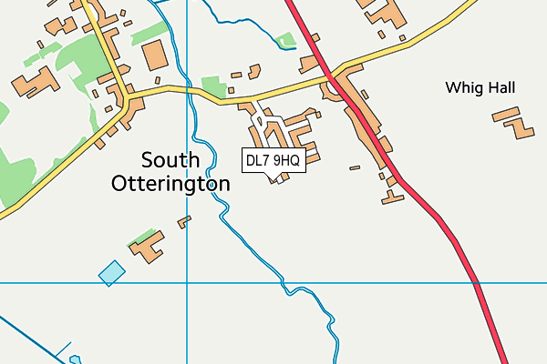 DL7 9HQ map - OS VectorMap District (Ordnance Survey)