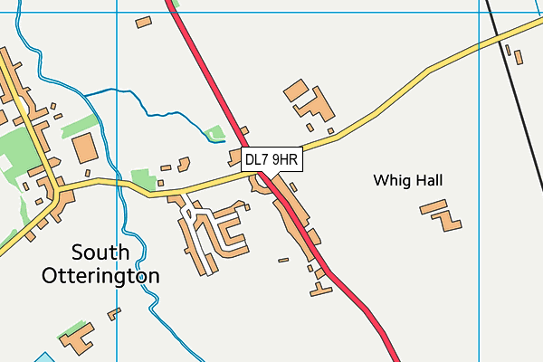 DL7 9HR map - OS VectorMap District (Ordnance Survey)