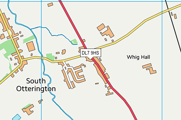 DL7 9HS map - OS VectorMap District (Ordnance Survey)