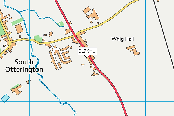 DL7 9HU map - OS VectorMap District (Ordnance Survey)