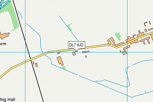 DL7 9JD map - OS VectorMap District (Ordnance Survey)