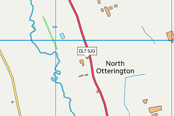 DL7 9JG map - OS VectorMap District (Ordnance Survey)
