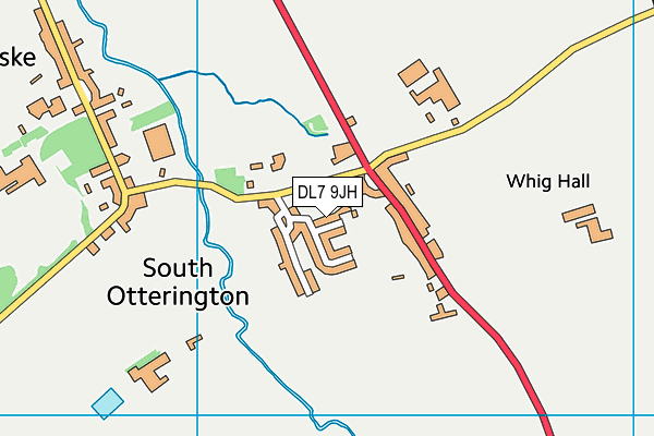 DL7 9JH map - OS VectorMap District (Ordnance Survey)