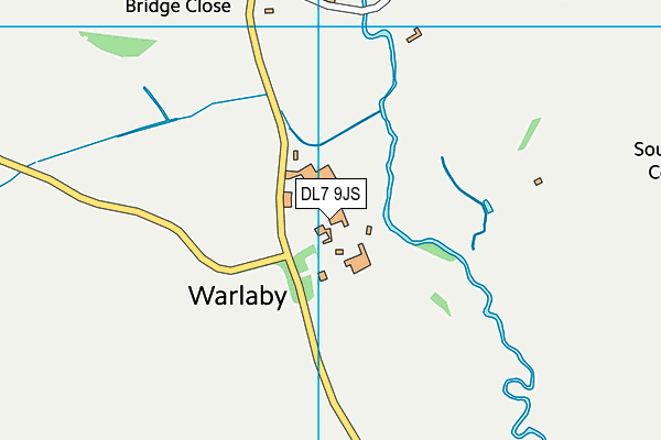 DL7 9JS map - OS VectorMap District (Ordnance Survey)