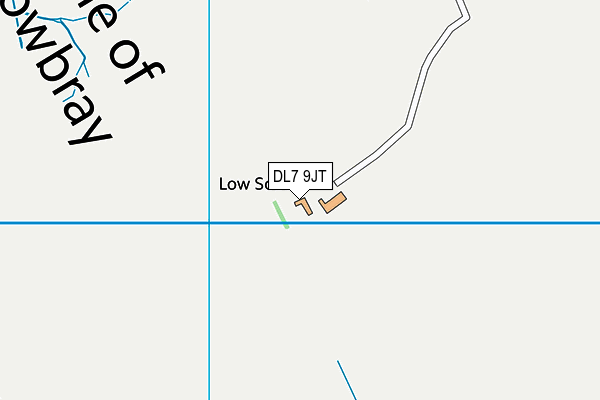 DL7 9JT map - OS VectorMap District (Ordnance Survey)