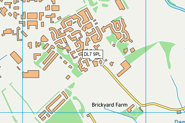 DL7 9PL map - OS VectorMap District (Ordnance Survey)