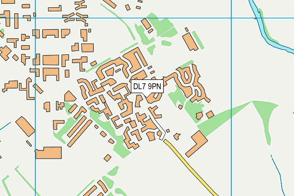 DL7 9PN map - OS VectorMap District (Ordnance Survey)
