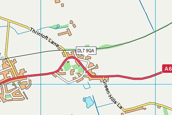 DL7 9QA map - OS VectorMap District (Ordnance Survey)