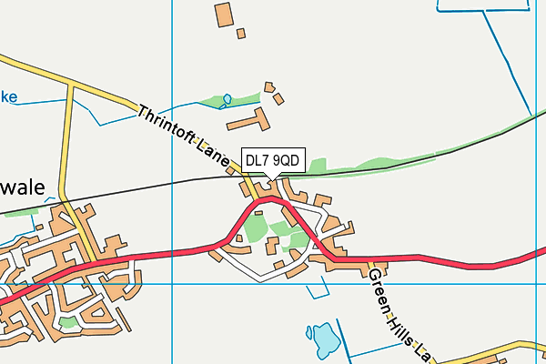 DL7 9QD map - OS VectorMap District (Ordnance Survey)