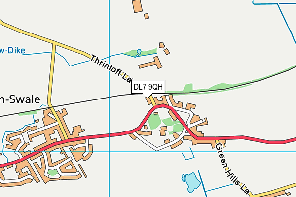 DL7 9QH map - OS VectorMap District (Ordnance Survey)
