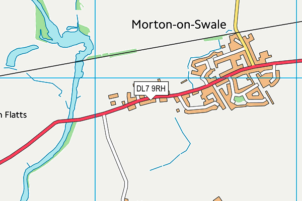 DL7 9RH map - OS VectorMap District (Ordnance Survey)