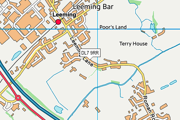 DL7 9RR map - OS VectorMap District (Ordnance Survey)