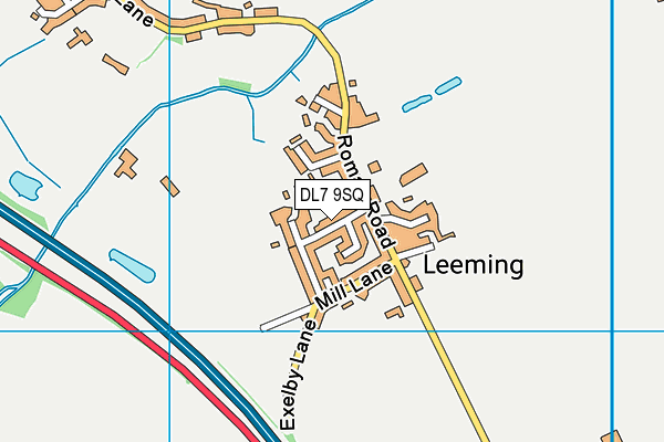 DL7 9SQ map - OS VectorMap District (Ordnance Survey)