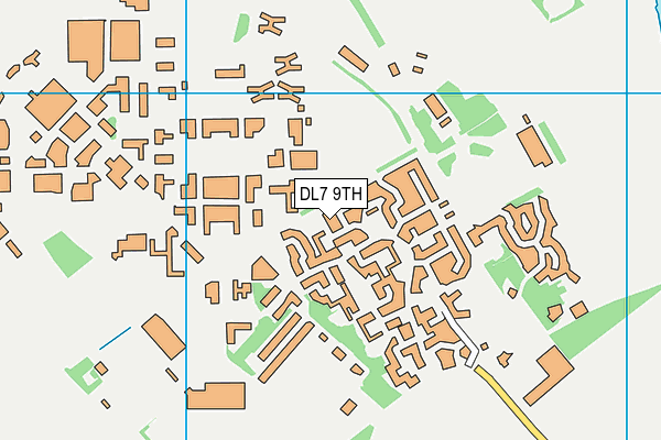 DL7 9TH map - OS VectorMap District (Ordnance Survey)
