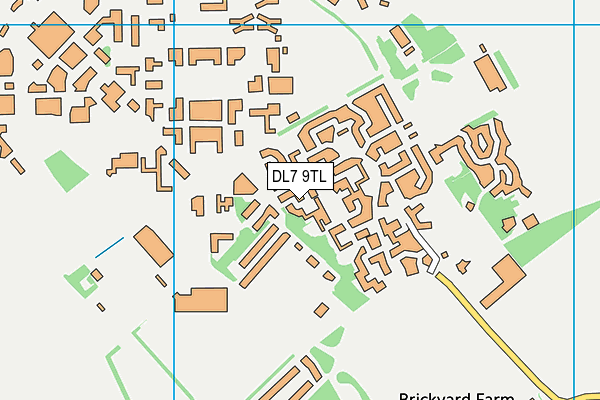 DL7 9TL map - OS VectorMap District (Ordnance Survey)
