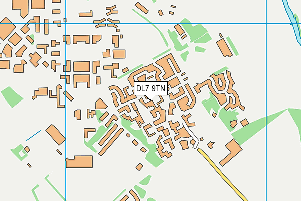 DL7 9TN map - OS VectorMap District (Ordnance Survey)
