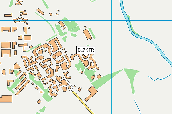 DL7 9TR map - OS VectorMap District (Ordnance Survey)