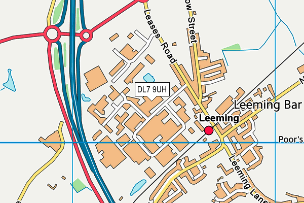 DL7 9UH map - OS VectorMap District (Ordnance Survey)