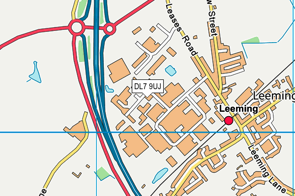 DL7 9UJ map - OS VectorMap District (Ordnance Survey)