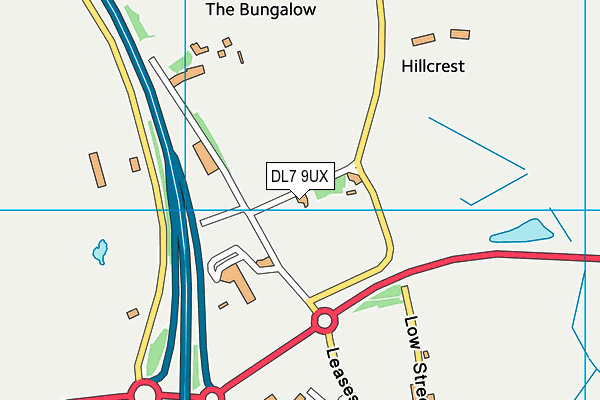 DL7 9UX map - OS VectorMap District (Ordnance Survey)