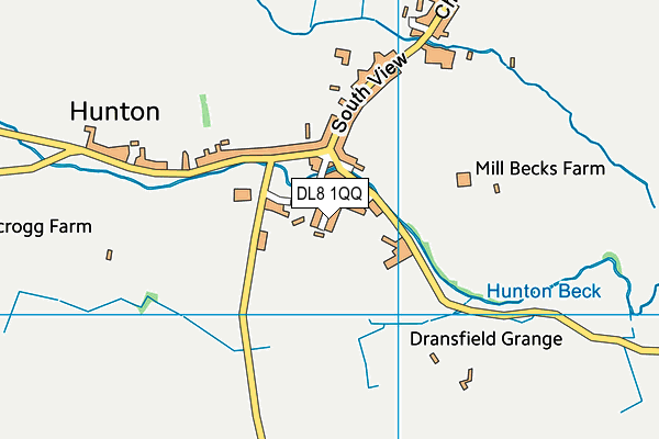 DL8 1QQ map - OS VectorMap District (Ordnance Survey)