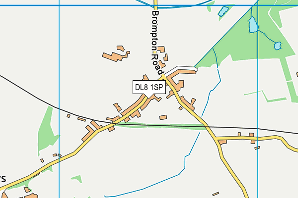 DL8 1SP map - OS VectorMap District (Ordnance Survey)