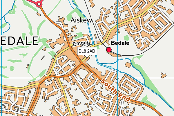 Map of BEDALE FLOORING LIMITED at district scale