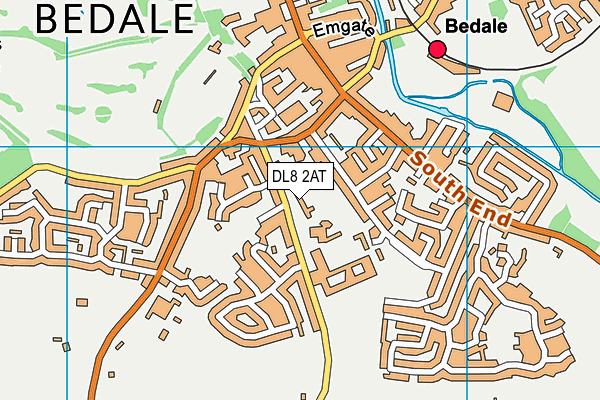 Bedale Leisure Centre map (DL8 2AT) - OS VectorMap District (Ordnance Survey)