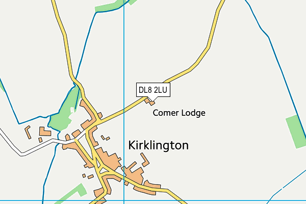 DL8 2LU map - OS VectorMap District (Ordnance Survey)
