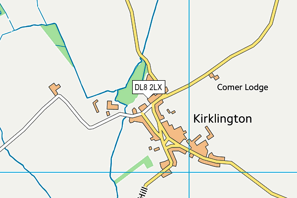 John Craddock Memorial Ground map (DL8 2LX) - OS VectorMap District (Ordnance Survey)