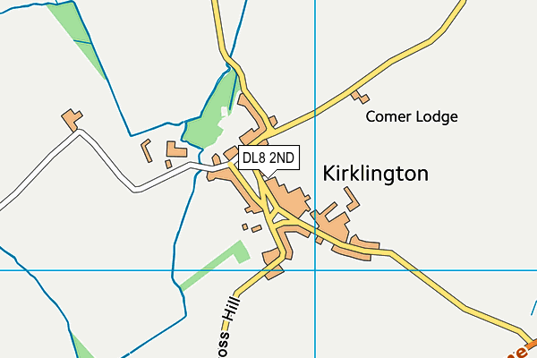 DL8 2ND map - OS VectorMap District (Ordnance Survey)