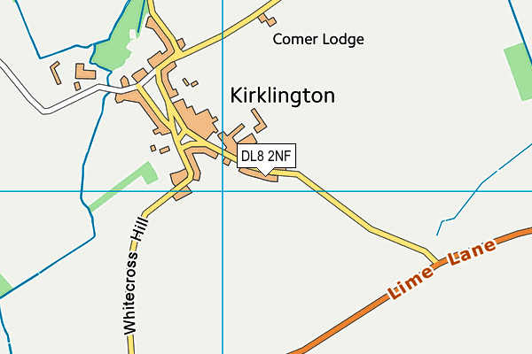 DL8 2NF map - OS VectorMap District (Ordnance Survey)