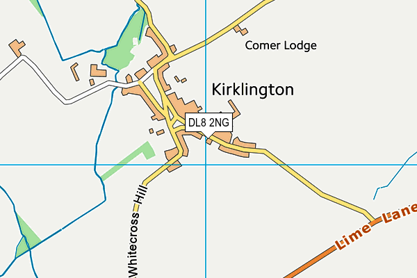 DL8 2NG map - OS VectorMap District (Ordnance Survey)