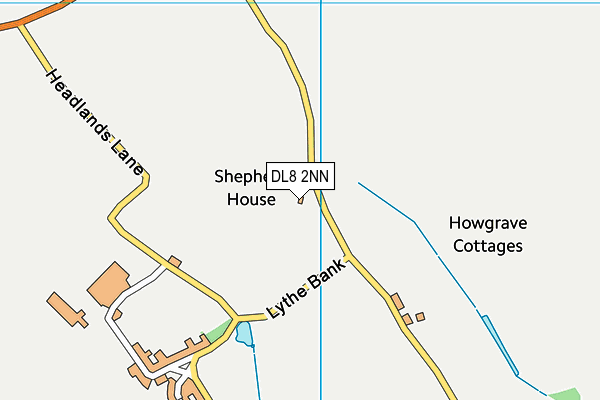 DL8 2NN map - OS VectorMap District (Ordnance Survey)